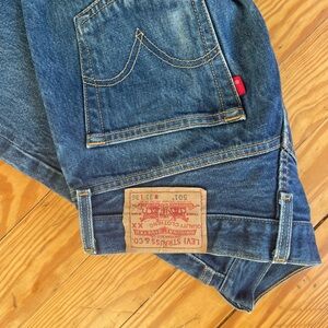 Levi's Denim Jeans with Red Accents